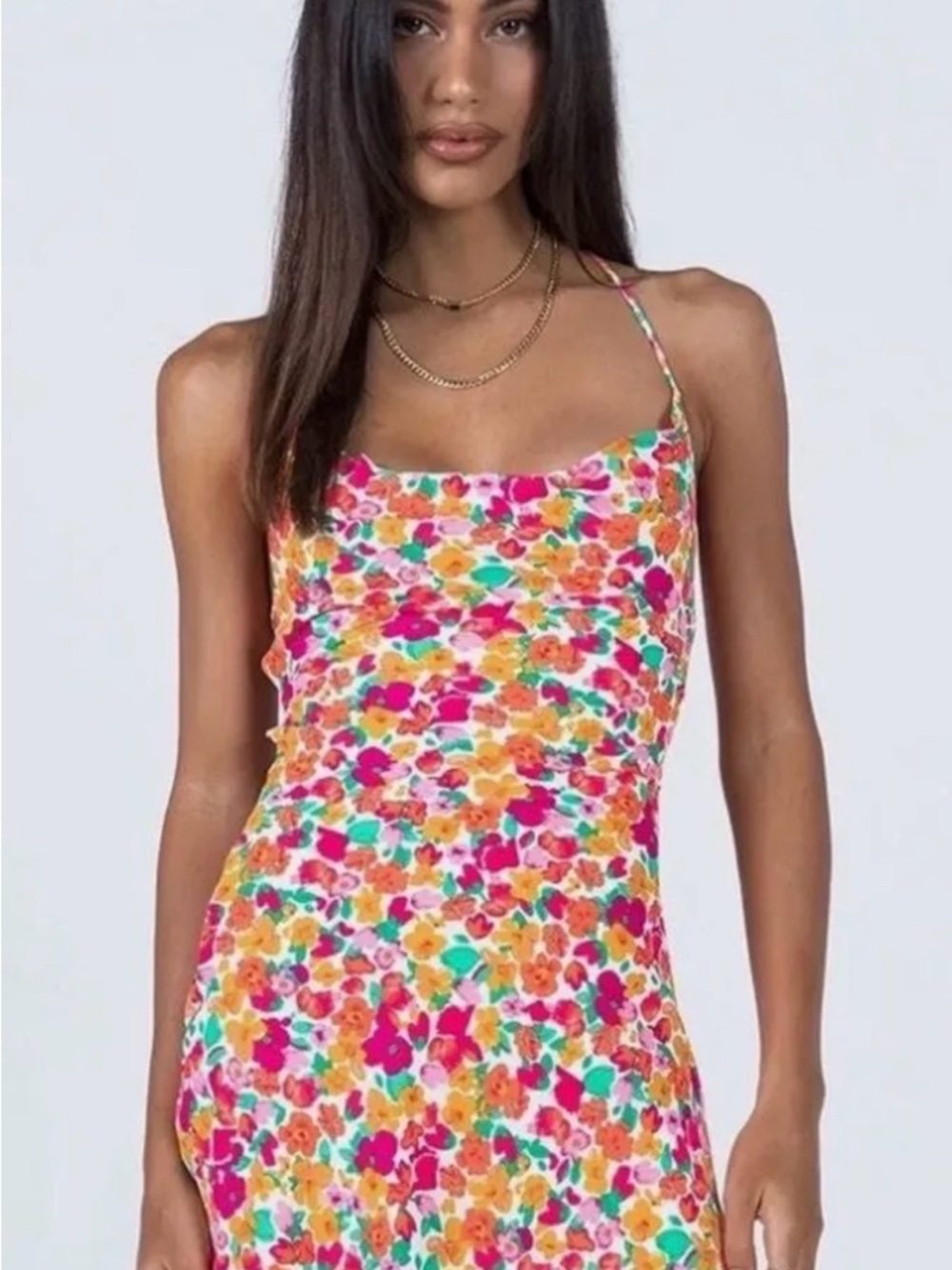 Princess Polly Celena Mini Dress
Rainbow Floral